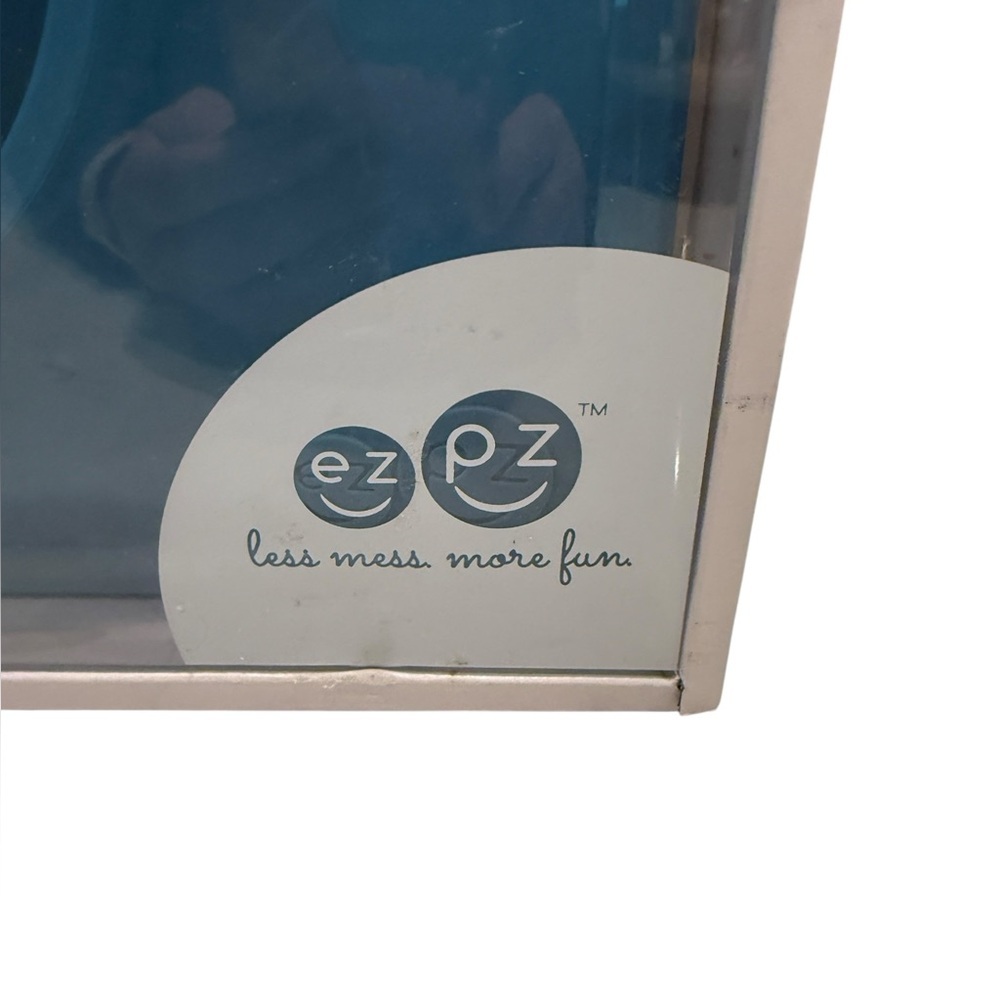 Ezpz Blue The Happy Mat Silicone Suction All In One Baby Dish & Placemat 9+Month - Picture 3 of 12